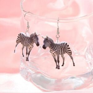 🦓 Awesome Zebra Drop Earrings 🦓